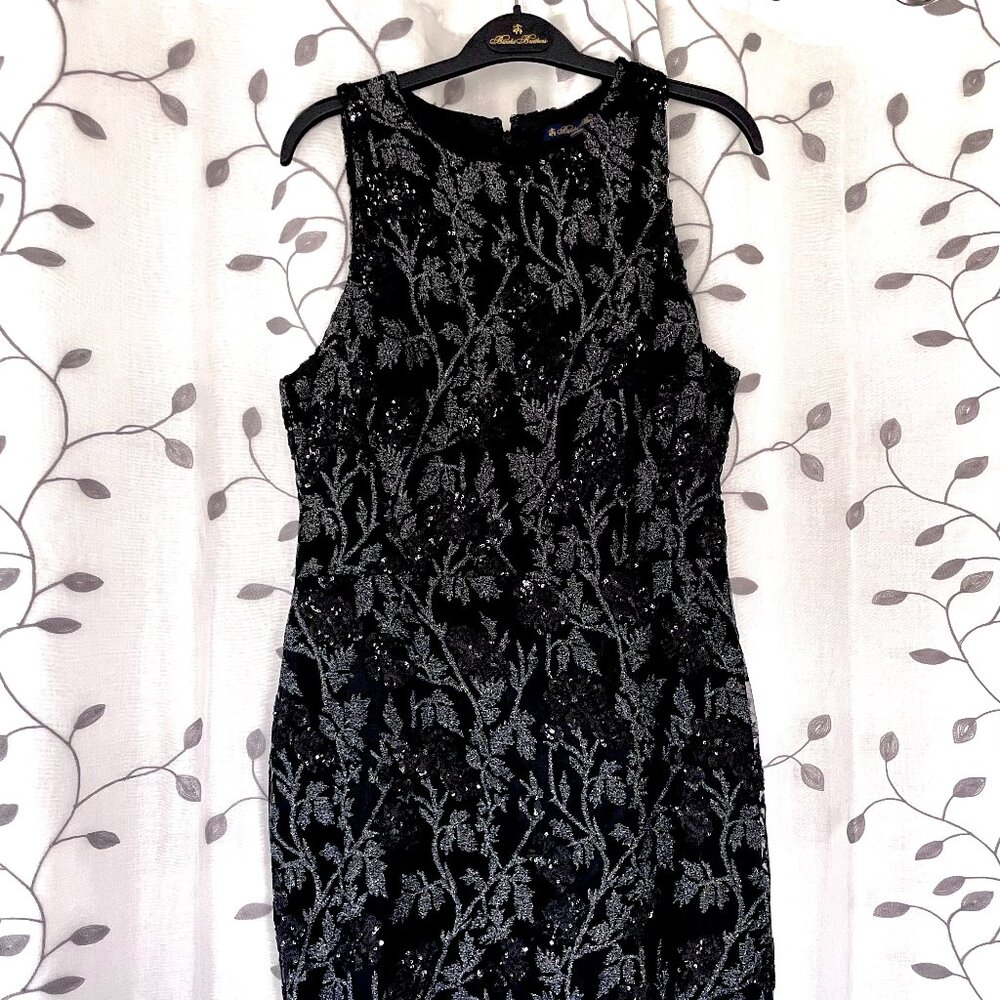 Brooks Brothers Black Sequin Dress